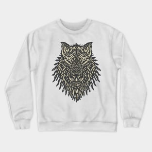 Wolf Face Crewneck Sweatshirt